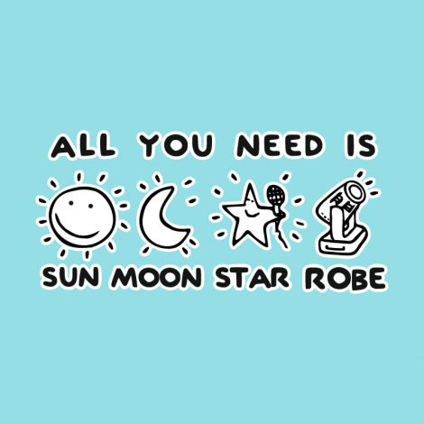 Potisk 5124 - SUN MOON STAR ROBE