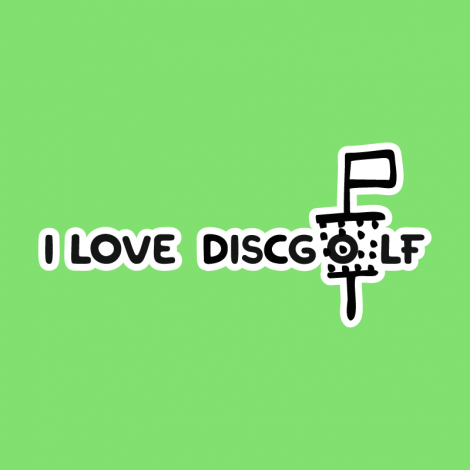 Potisk 5150 - I LOVE DISCGOLF