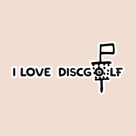 Potisk 5150 - I LOVE DISCGOLF
