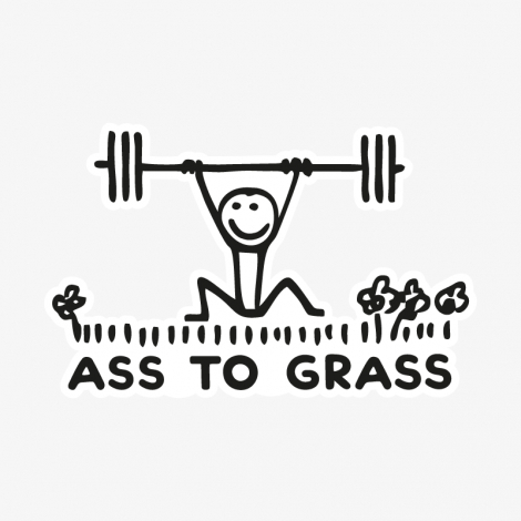 Potisk 5166 - ASS TO GRASS