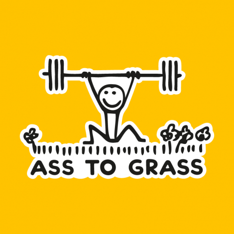 Potisk 5166 - ASS TO GRASS