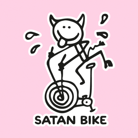 Potisk 5168 - SATAN BIKE