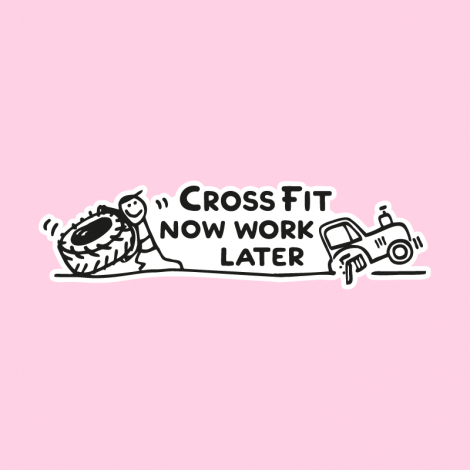 Potisk 5177 - CROSSFIT WORK NOW LEATER