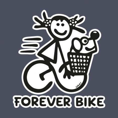 Potisk 5195 - FOREVER BIKE GIRL