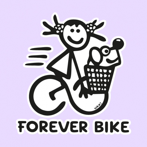 Potisk 5195 - FOREVER BIKE GIRL
