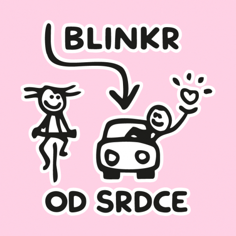 Potisk 5196 - BLINKR OD SRDCE
