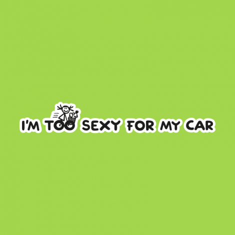 Potisk 5222 - TOO SEXY FOR MY CAR