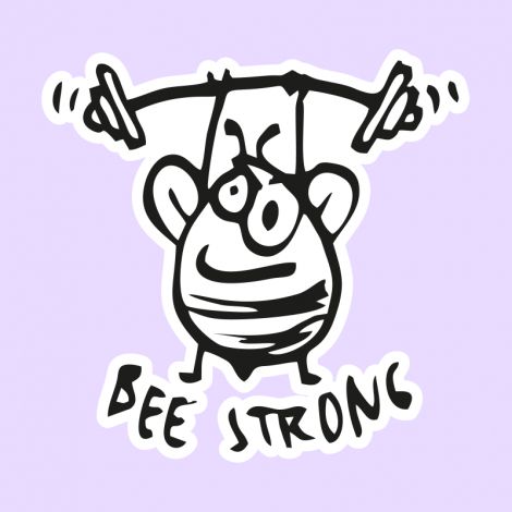 Potisk 5246 - BEE STRONG 2