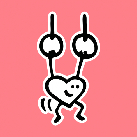 Potisk 5268 - SRDCE GYMNASTA