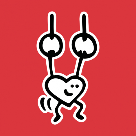 Potisk 5268 - SRDCE GYMNASTA