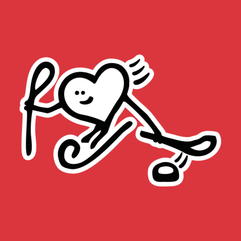 Potisk 5269 - SRDCE PARAHOKEJ