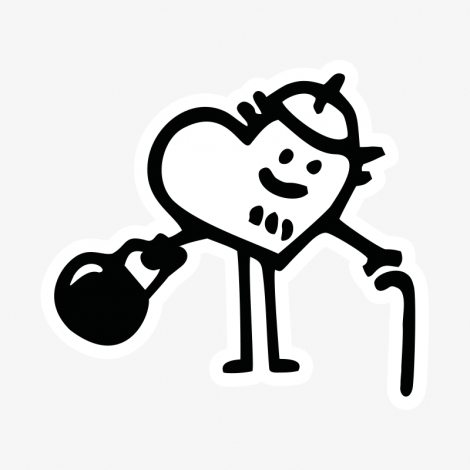 Potisk 5272 - SRDCE SENIOR