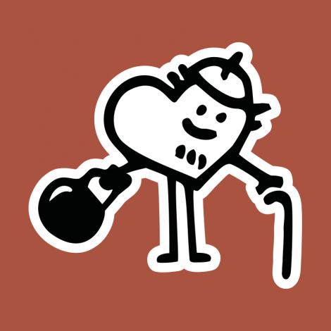 Potisk 5272 - SRDCE SENIOR