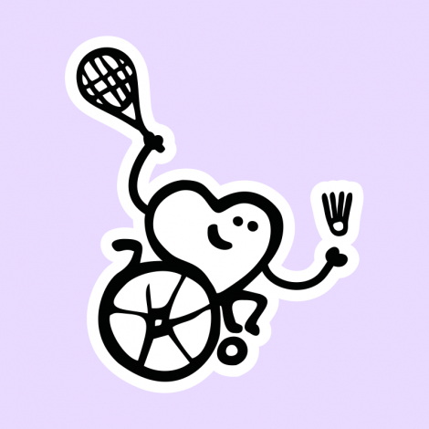 Potisk 5292 - PARA BADMINTON