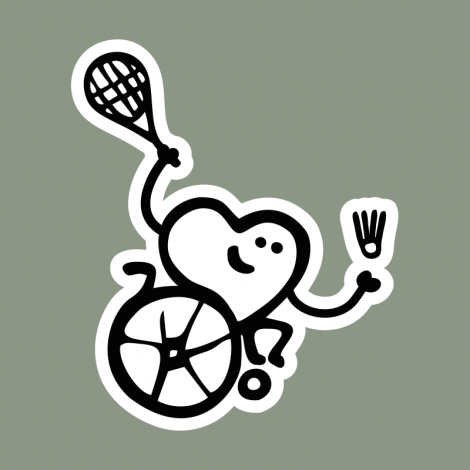 Potisk 5292 - PARA BADMINTON