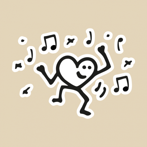 Potisk 5307 - SRDCE DANCE