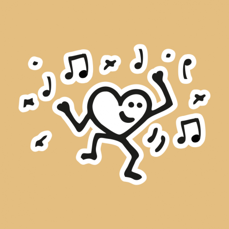 Potisk 5307 - SRDCE DANCE