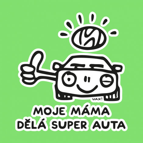 Potisk 5308 - MOJE MÁMA DĚLÁ SUPER AUTA