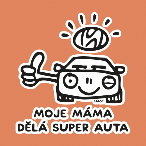 Potisk 5308 - MOJE MÁMA DĚLÁ SUPER AUTA