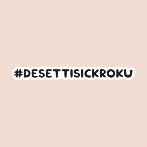Potisk 5322 - DESET TISÍC KROKŮ HASHTAG