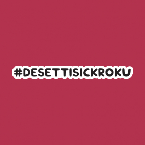 Potisk 5322 - DESET TISÍC KROKŮ HASHTAG