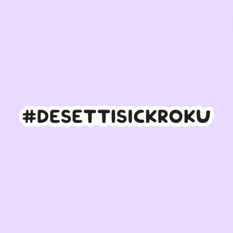 Design 5322 - DESET TISÍC KROKŮ HASHTAG