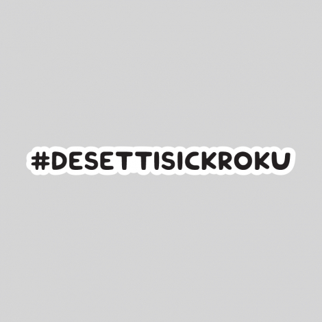 Design 5322 - DESET TISÍC KROKŮ HASHTAG