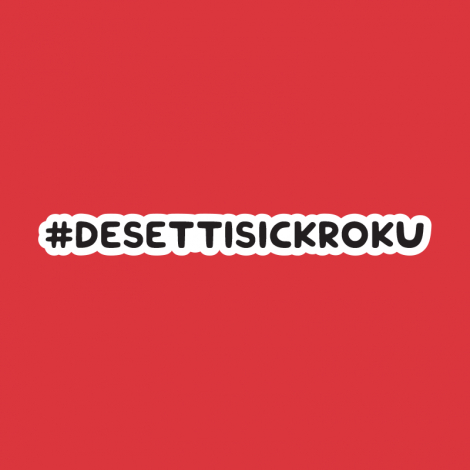 Potisk 5322 - DESET TISÍC KROKŮ HASHTAG