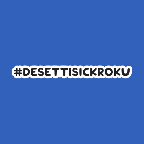 Potisk 5322 - DESET TISÍC KROKŮ HASHTAG
