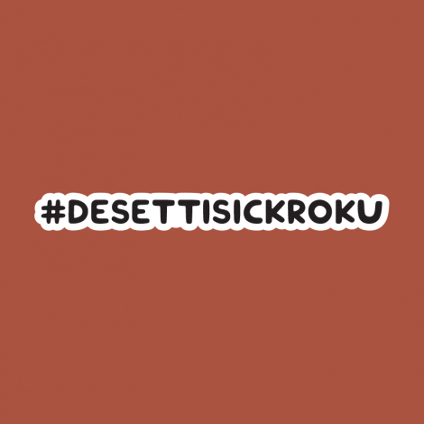 Potisk 5322 - DESET TISÍC KROKŮ HASHTAG