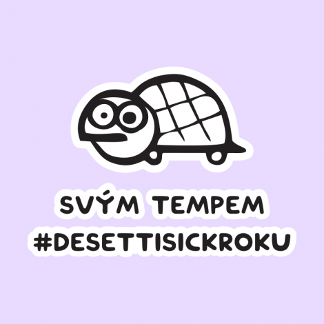 Potisk 5323 - SVÝM TEMPEM DESET TISÍC KROKŮ