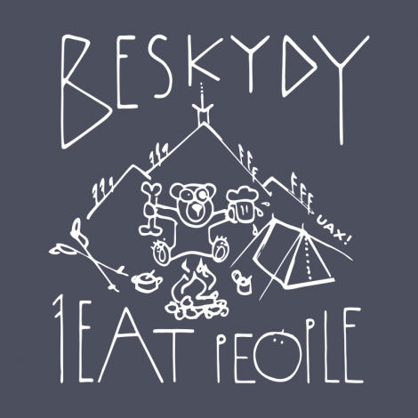 Potisk 1241 - I EAT PEOPLE BESKYDY