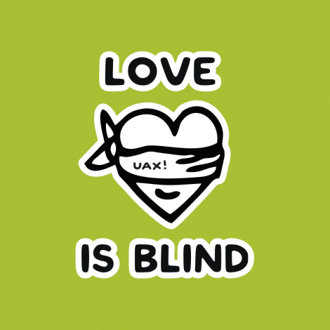 Potisk 1221 - LOVE IS BLIND