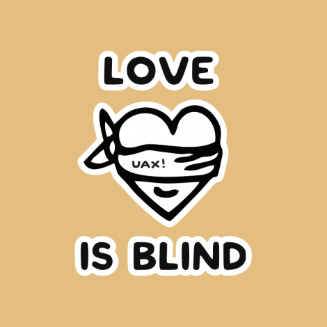 Potisk 1221 - LOVE IS BLIND