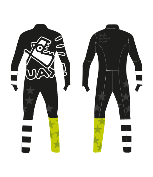 LYŽAŘSKÁ KOMBINÉZA BLACK DĚTSKÁ