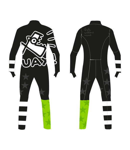 LYŽAŘSKÁ KOMBINÉZA BLACK DĚTSKÁ