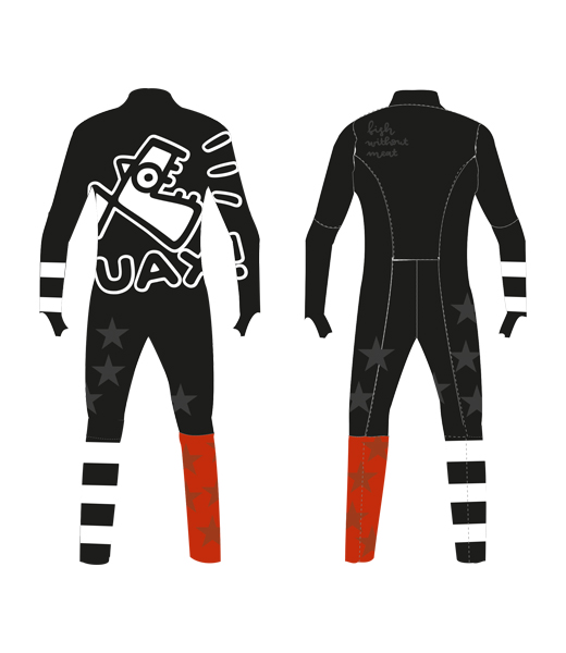 LYŽAŘSKÁ KOMBINÉZA BLACK DĚTSKÁ