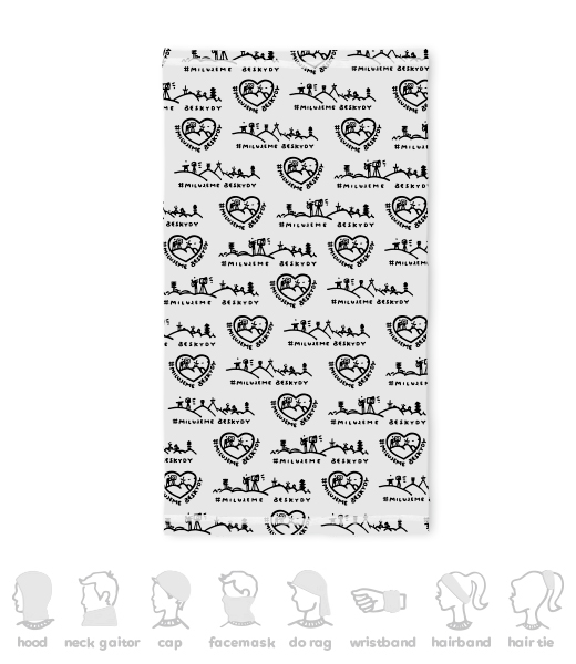 MULTIFUNKČNÍ ŠÁTEK MILUJEME BESKYDY