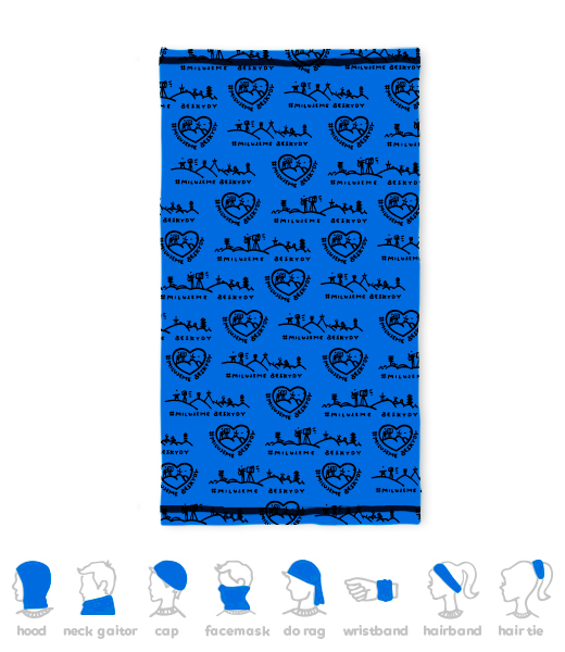 MULTIFUNKČNÍ ŠÁTEK MILUJEME BESKYDY