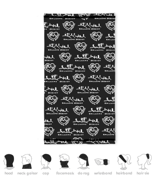 MULTIFUNKČNÍ ŠÁTEK MILUJEME BESKYDY