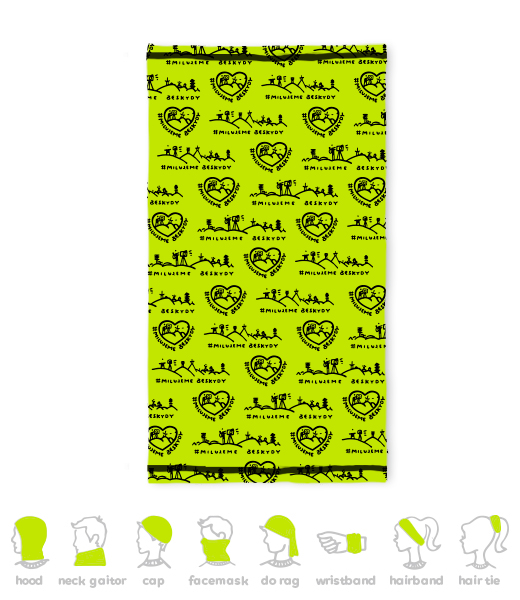 MULTIFUNKČNÍ ŠÁTEK MILUJEME BESKYDY