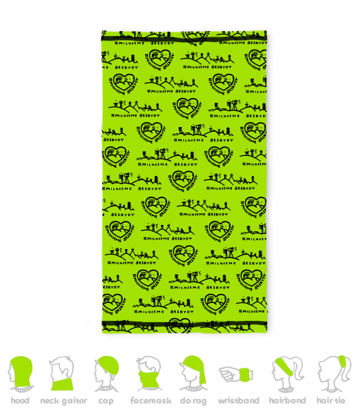 MULTIFUNKČNÍ ŠÁTEK MILUJEME BESKYDY