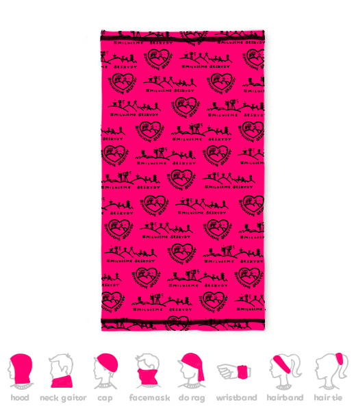 MULTIFUNKČNÍ ŠÁTEK MILUJEME BESKYDY