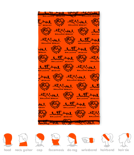 MULTIFUNKČNÍ ŠÁTEK MILUJEME BESKYDY