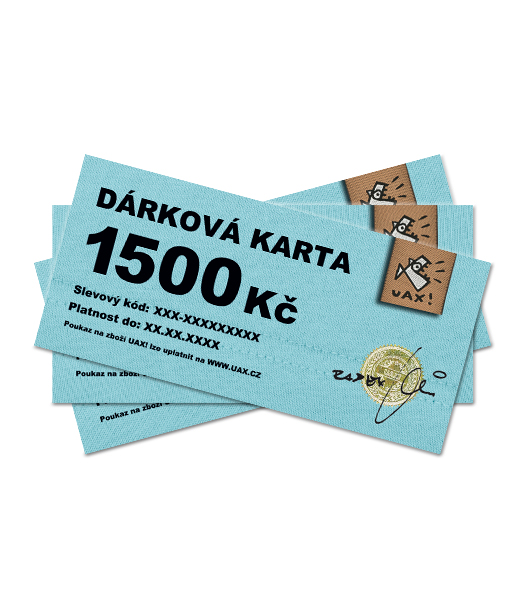 DÁRKOVÁ KARTA 1500