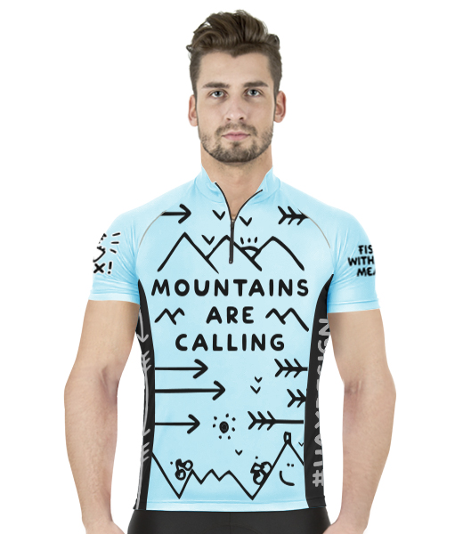 CYCLING JERSEY MEN MOUNTAINS ARE CALLING