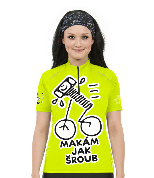 CYCLING JERSEY WOMEN MAKÁM JAK ŠROUB