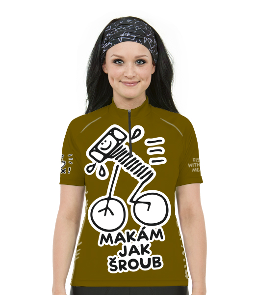 CYCLING JERSEY WOMEN MAKÁM JAK ŠROUB