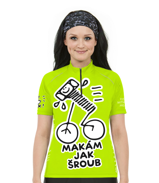 CYCLING JERSEY WOMEN MAKÁM JAK ŠROUB