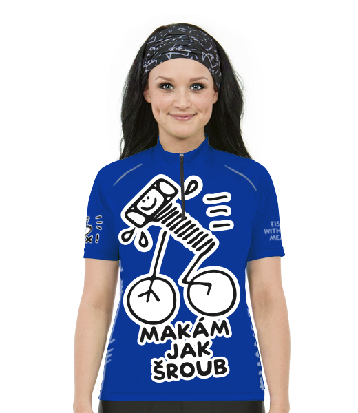 CYCLING JERSEY WOMEN MAKÁM JAK ŠROUB